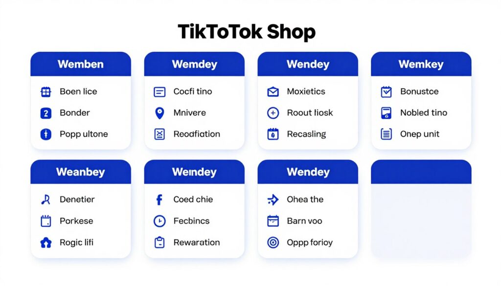 Calendar showing 30-day TikTok Shop launch timeline Calendar showing 30-day TikTok Shop launch timeline