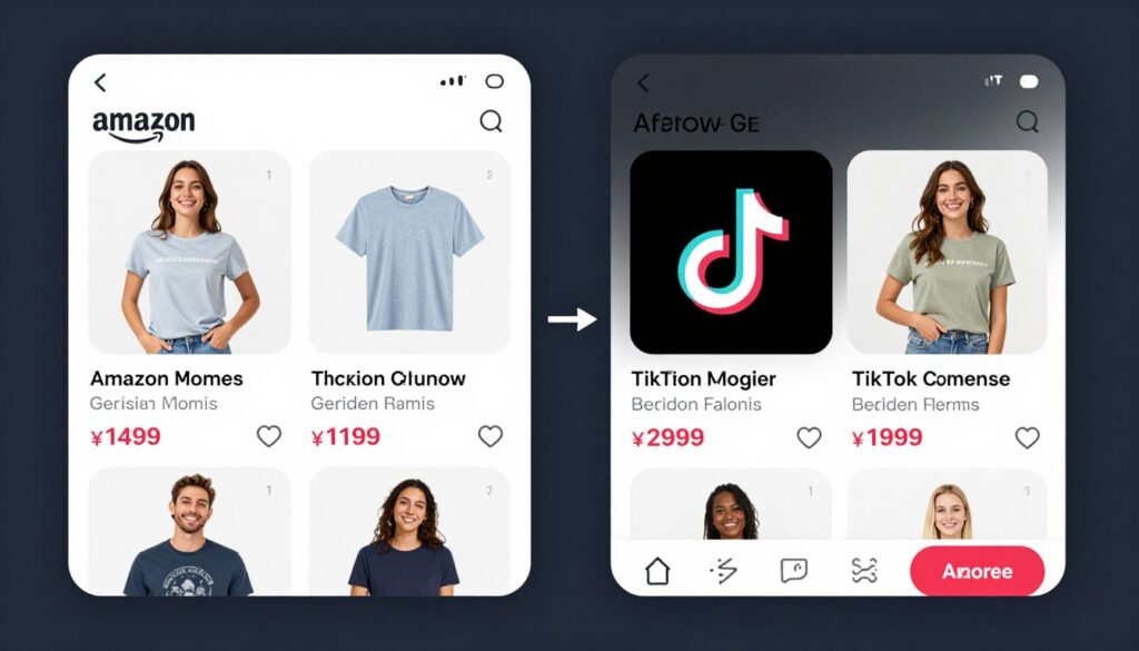 Helium 10 Listing Converter tool interface showing Amazon to TikTok conversion Helium 10 Listing Converter tool interface showing Amazon to TikTok conversion
