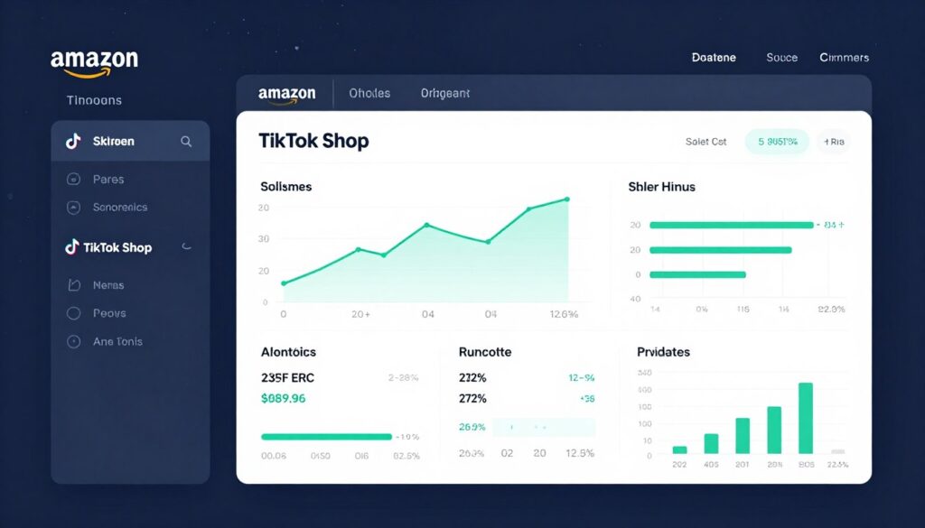 Helium 10 Profits dashboard showing multi-channel analytics Helium 10 Profits dashboard showing multi-channel analytics
