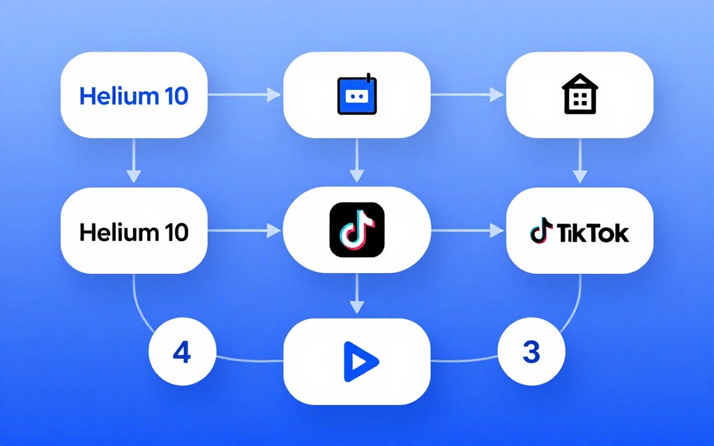 Step-by-step process flowchart for TikTok Shop setup Step-by-step process flowchart for TikTok Shop setup
