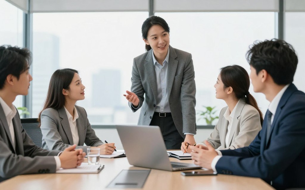 forward-thinking B2B leadership team planning future marketing strategy